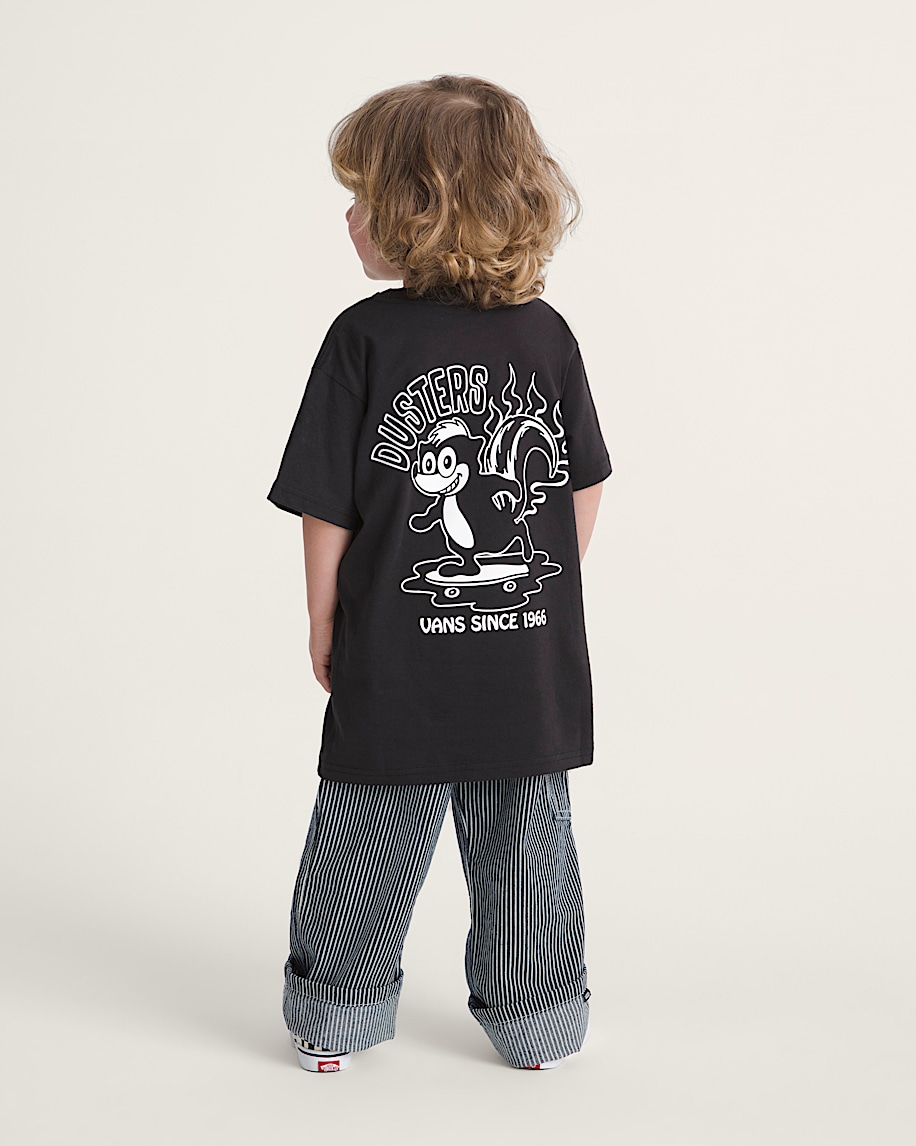 Little Kids Drill Chore Loose Stripe Pants VANS Indigo ALT4
