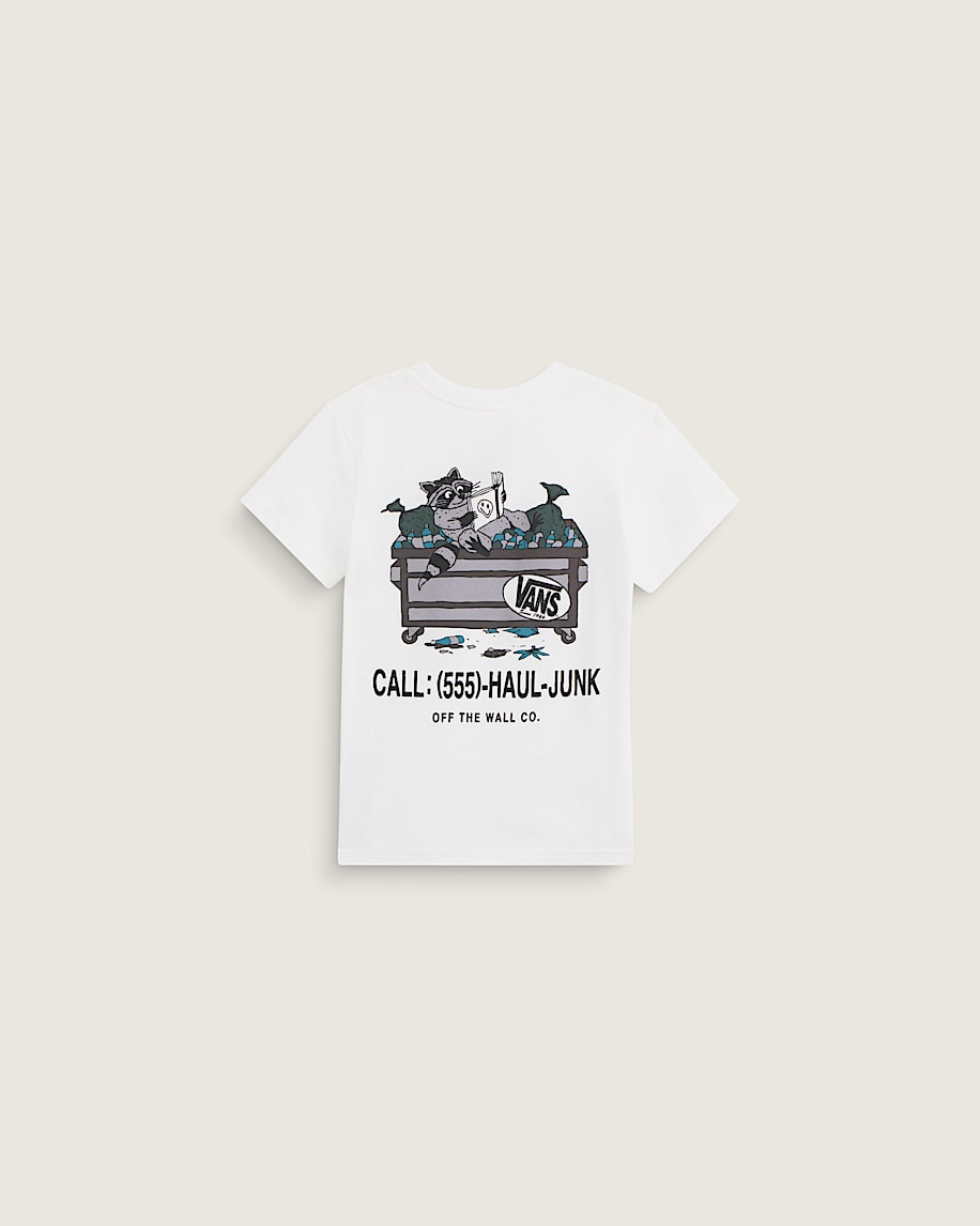 Little Kids Dumpster Raccoon TShirt VANS White HERO