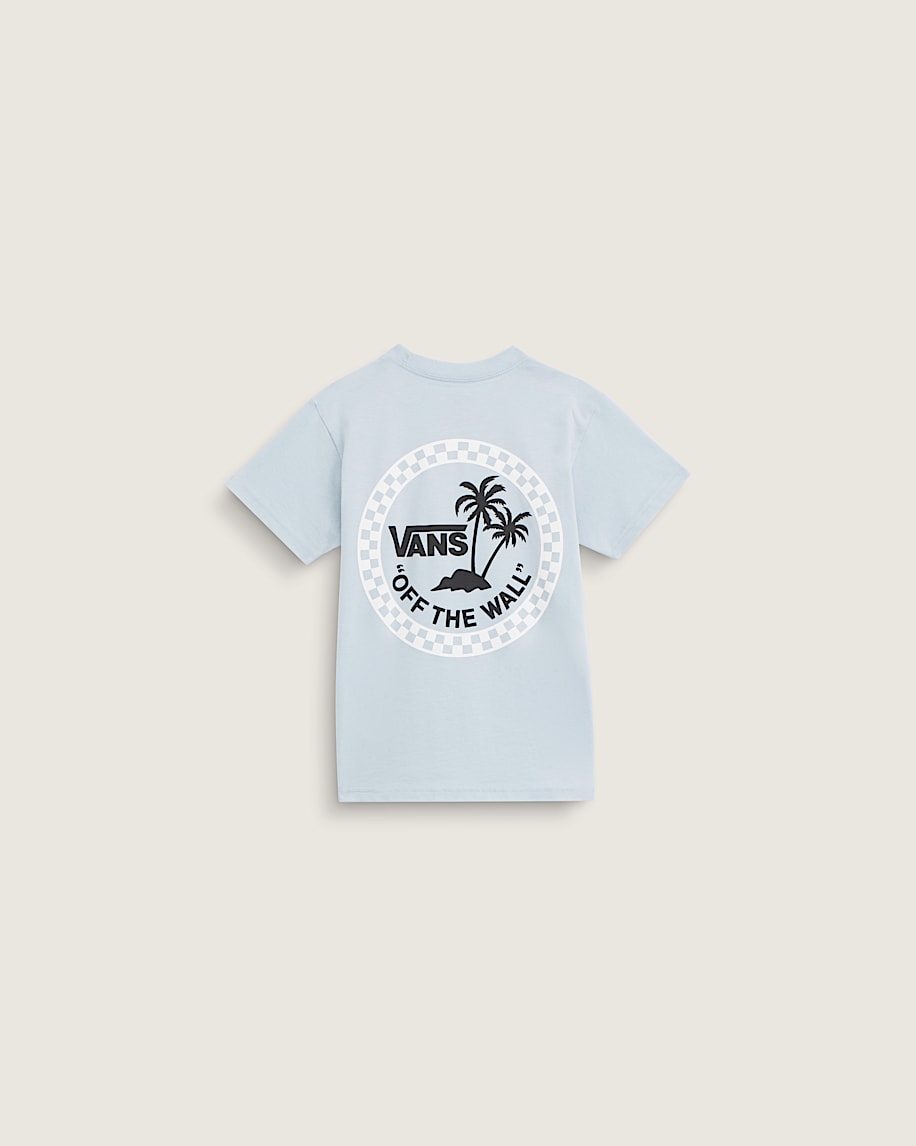 Little Kids Knu Palms TShirt VANS Soft Slate Blue HERO