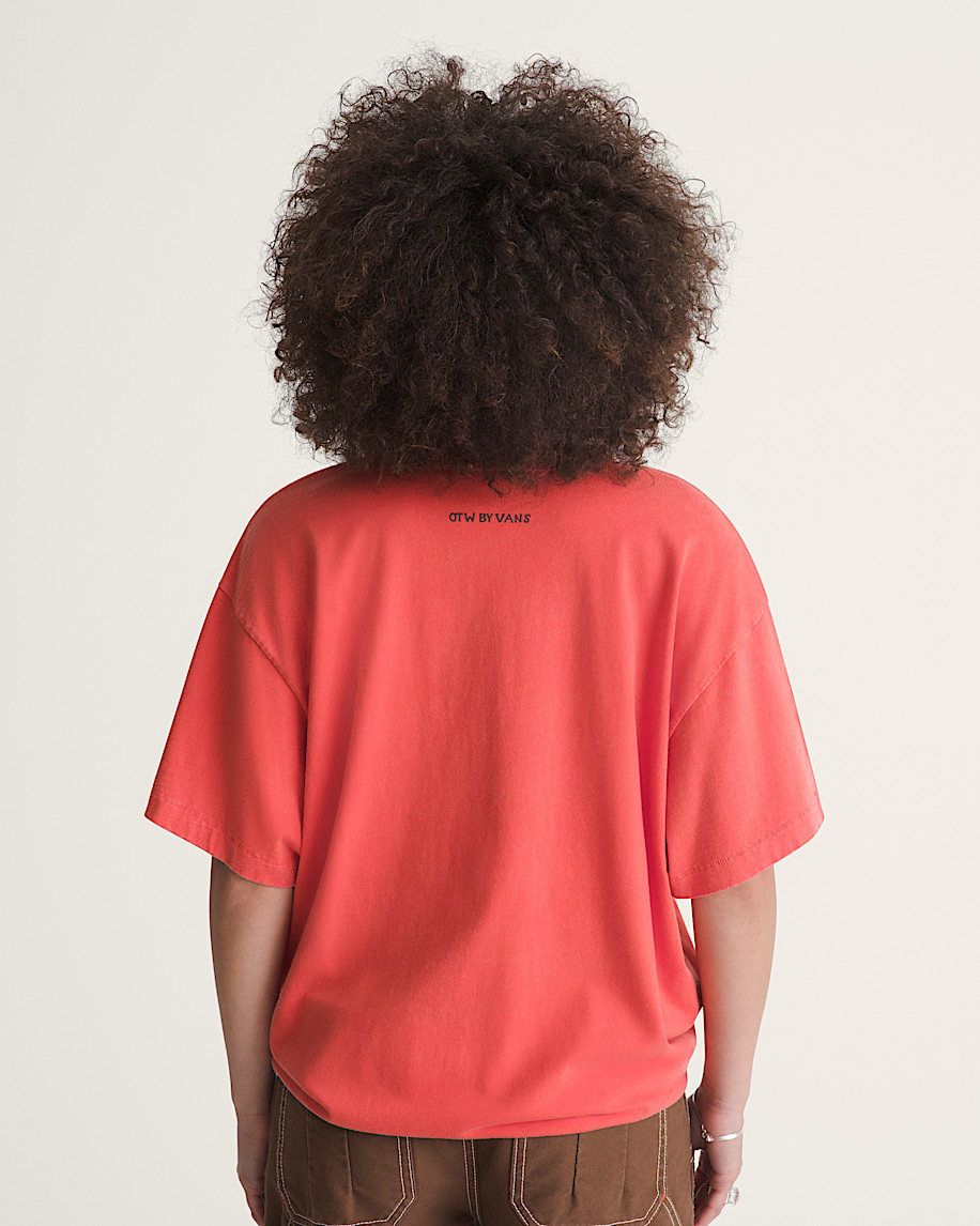 OTW by Vans X Julian Klincewicz Washed Tee Shirt VANS Mandarin Red ALT6