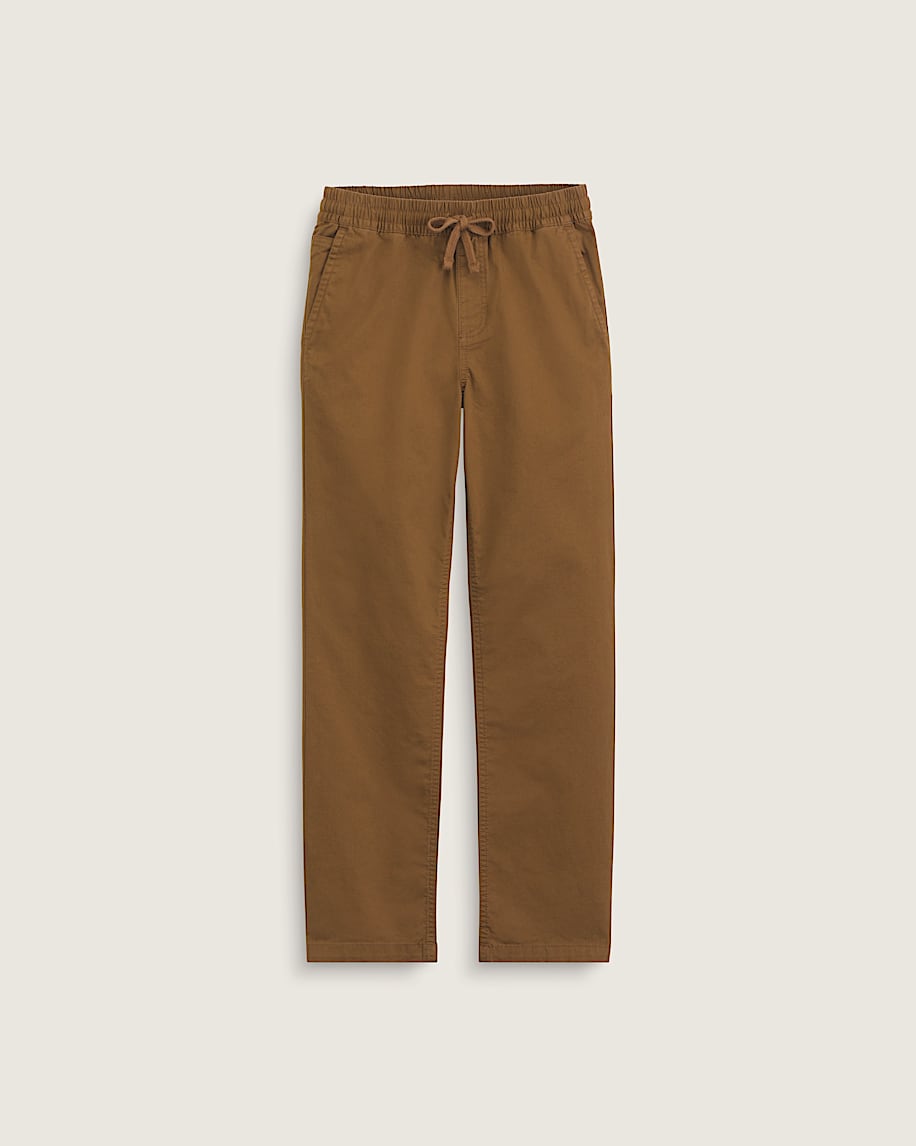 Kids Range Elastic Waist Pants VANS Dachshund Brown HERO