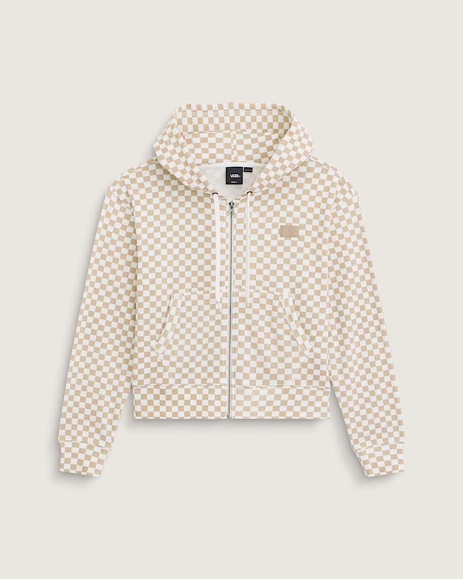 Pierce Shrunken Full Zip VANS Marshmallow White HERO
