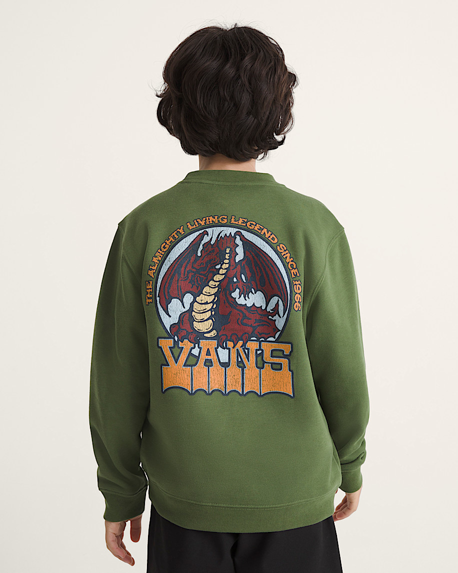 Kids Living Legend Crew Sweatshirt VANS Green Balsam ALT3