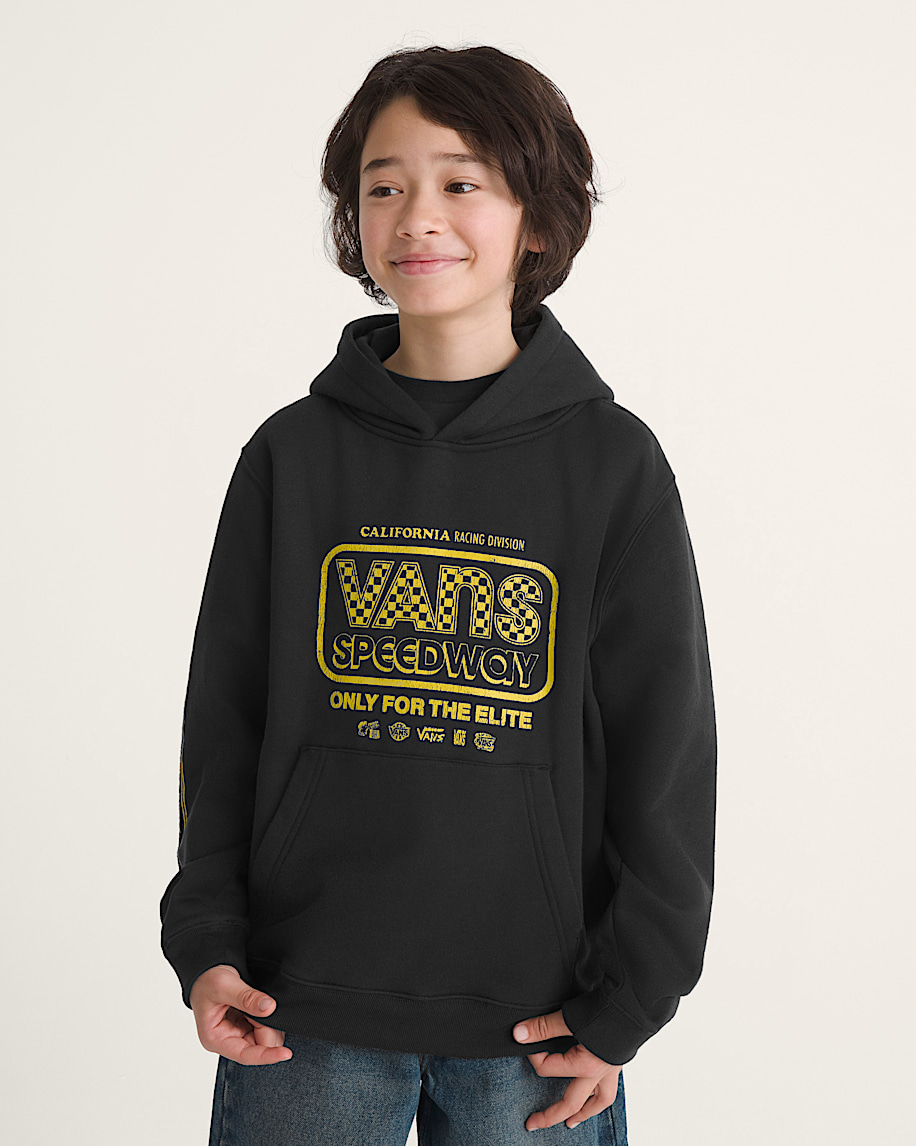 Kids Speedway Pullover Hoodie VANS Black ALT2