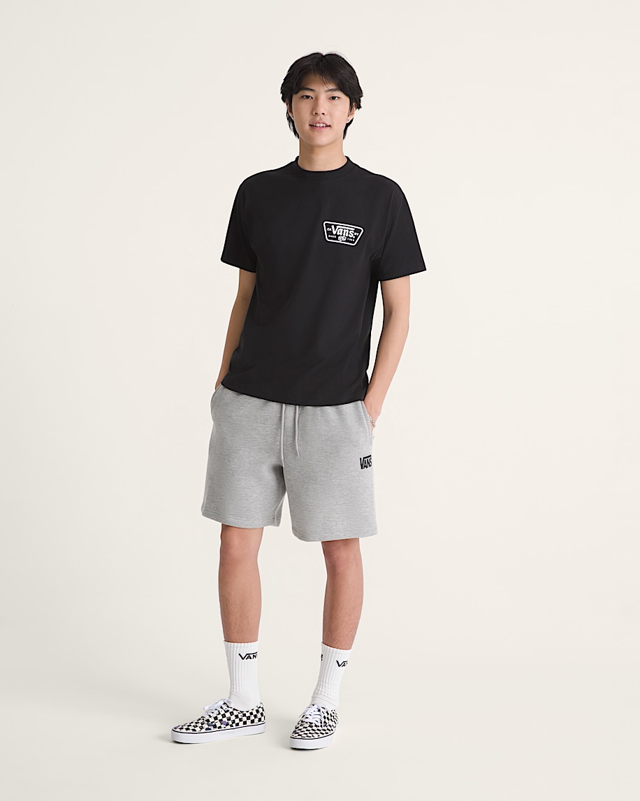 Stretch Logo Fleece Pants VANS Cement Heather Grey ALT3