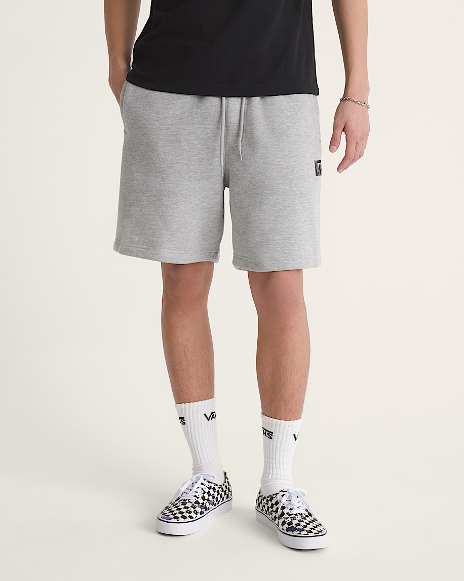 Stretch Logo Fleece Pants VANS Cement Heather Grey ALT2