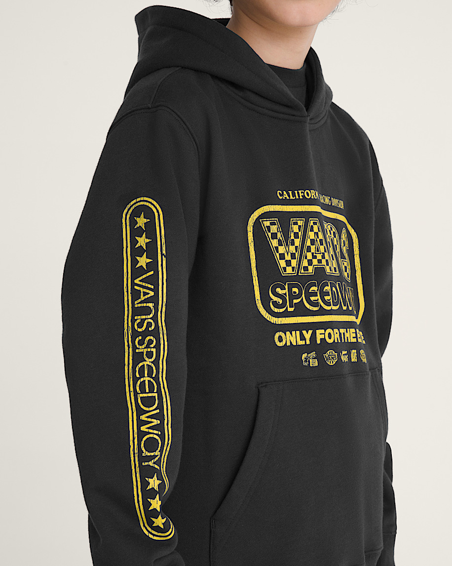 Kids Speedway Pullover Hoodie VANS Black ALT4