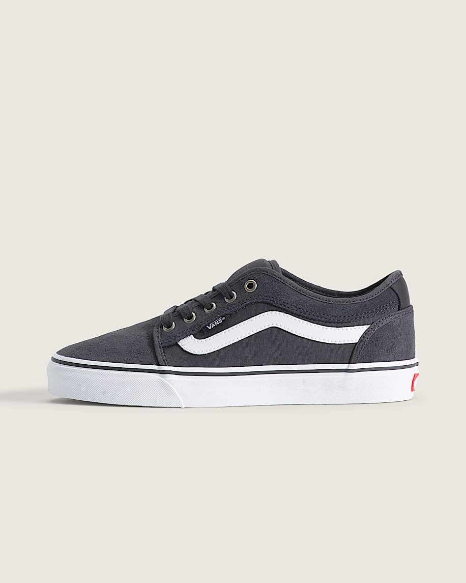 Skate Chukka Low Sidestripe Shoe VANS Charcoal Grey  White HERO