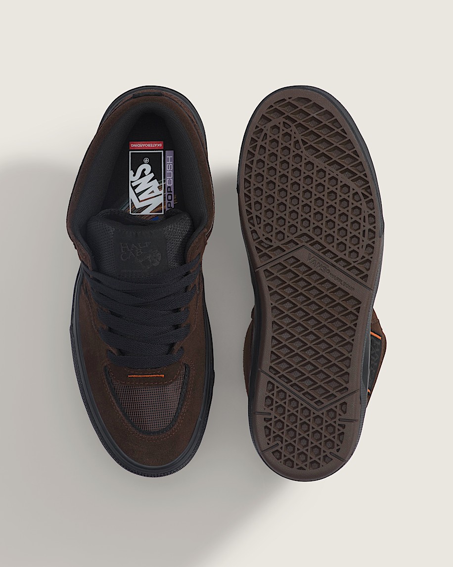 Skate Half Cab Wafflecup Shoe VANS Translucent Sidewall Black  Blue ALT2
