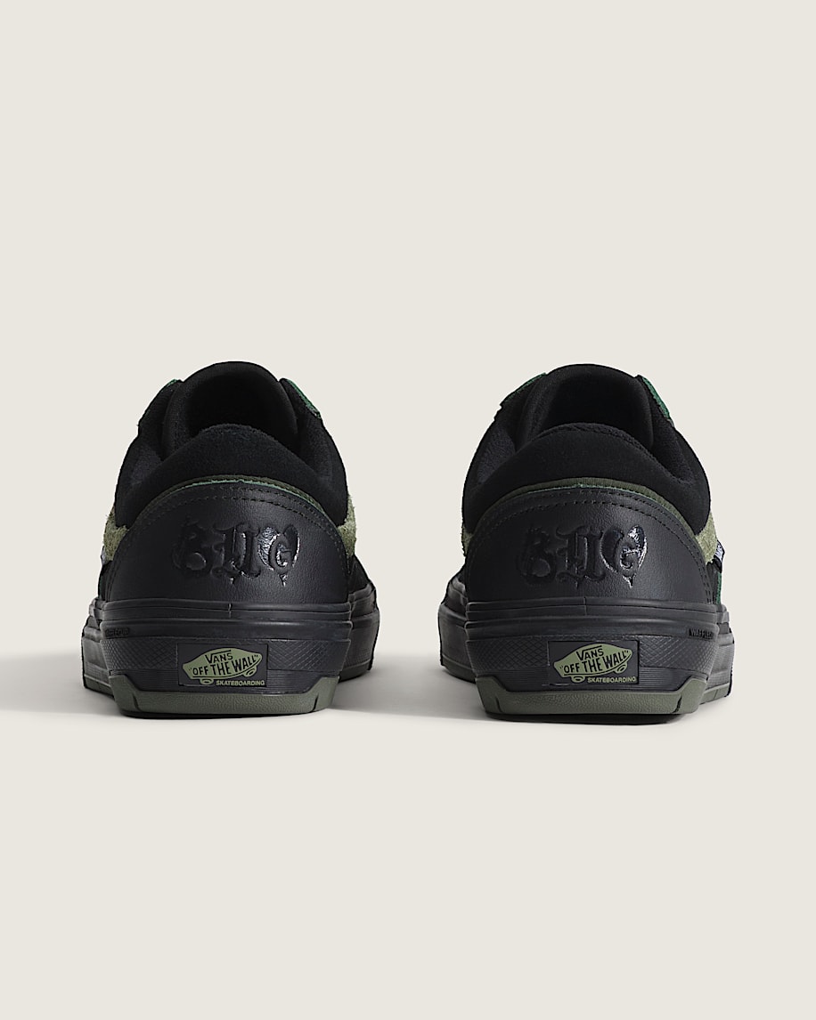 Skate Old Skool Wafflecup Shoe VANS Green  Black ALT3