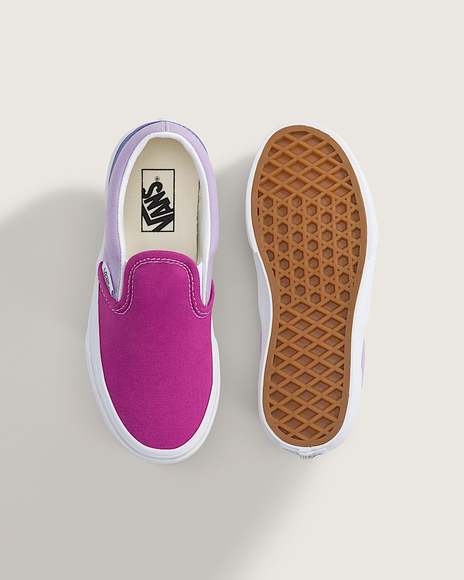 Little Kids Classic SlipOn Shoe VANS Pink  Purple ALT2