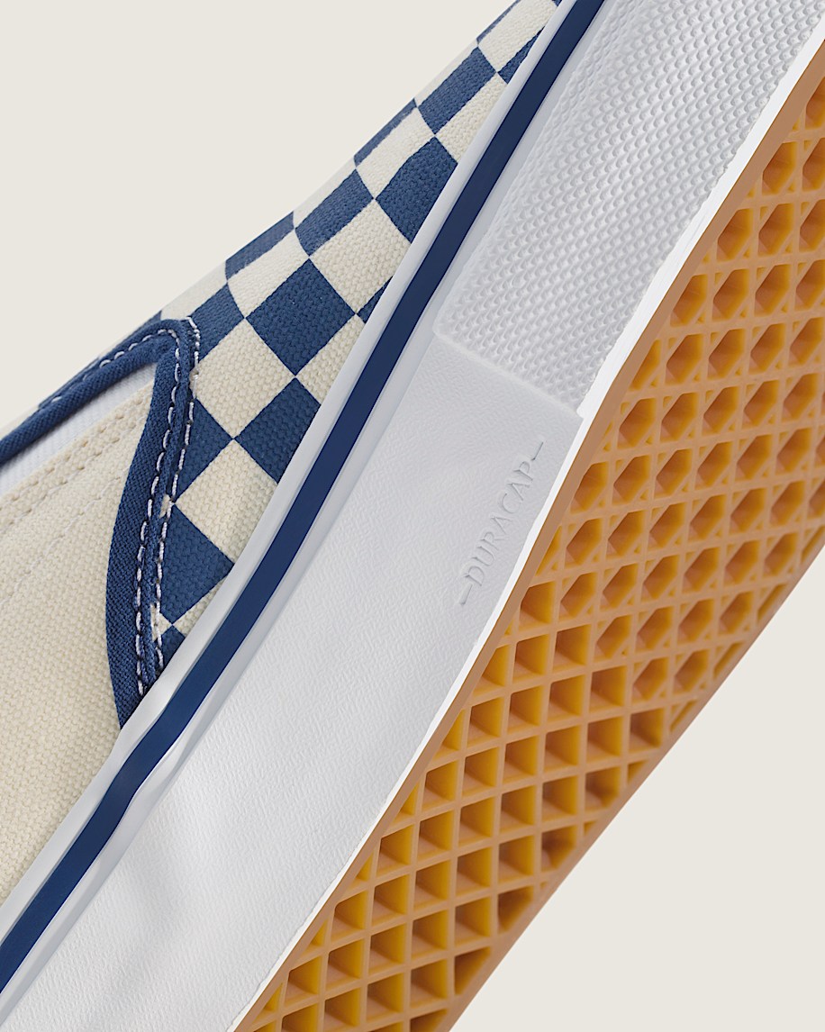 Skate SlipOn Shoe VANS Blue Checkerboard ALT5
