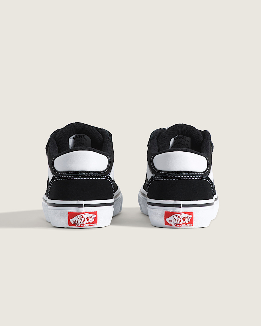 Little Kids Skate Rowan Shoe VANS Black  White ALT3