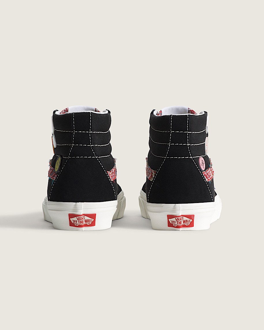Big Kids Sk8Hi Shoe VANS Black  Marshmallow White ALT3