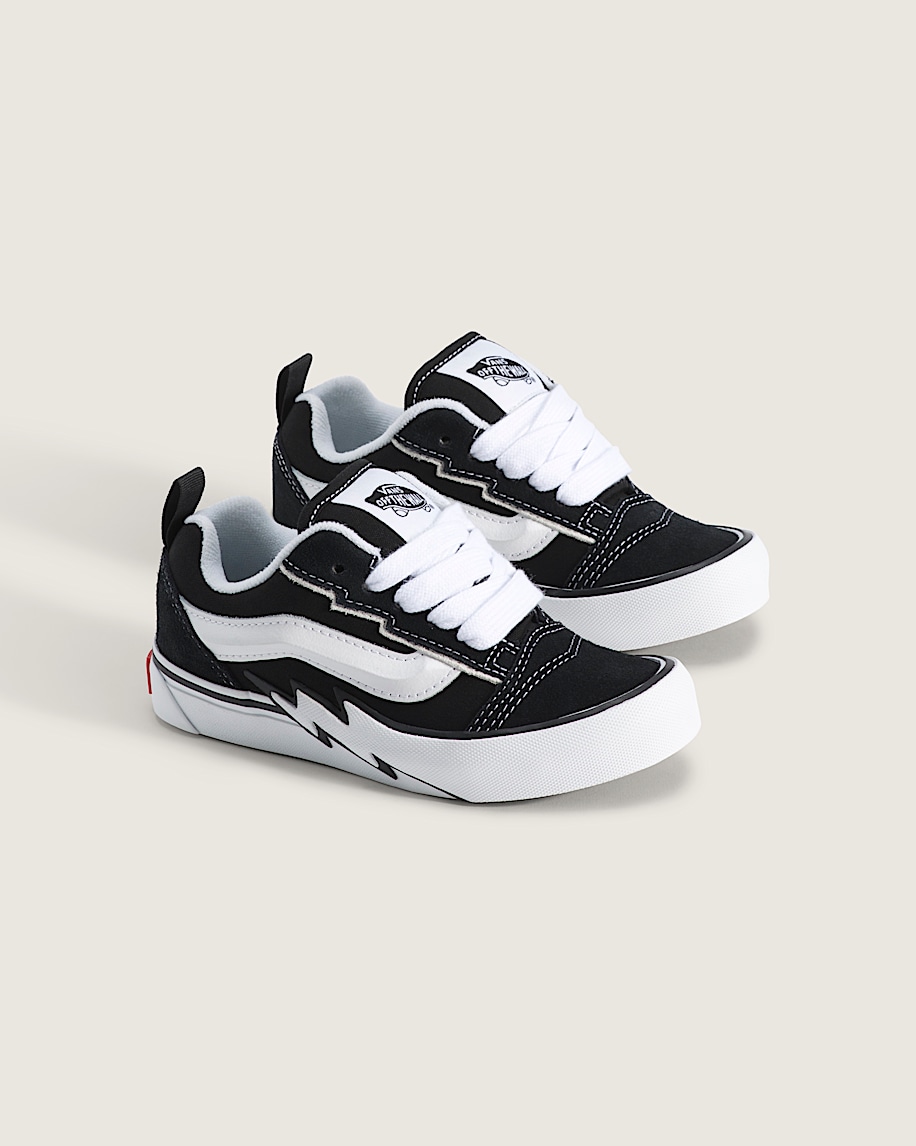 Little Kids Knu Skool Shoe VANS Black  White ALT1