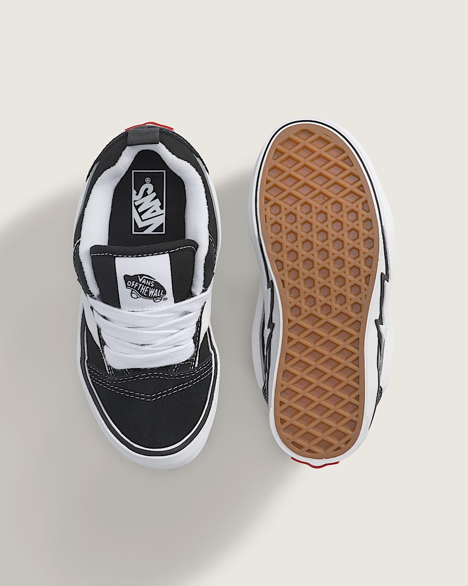 Little Kids Knu Skool Shoe VANS Black  White ALT2