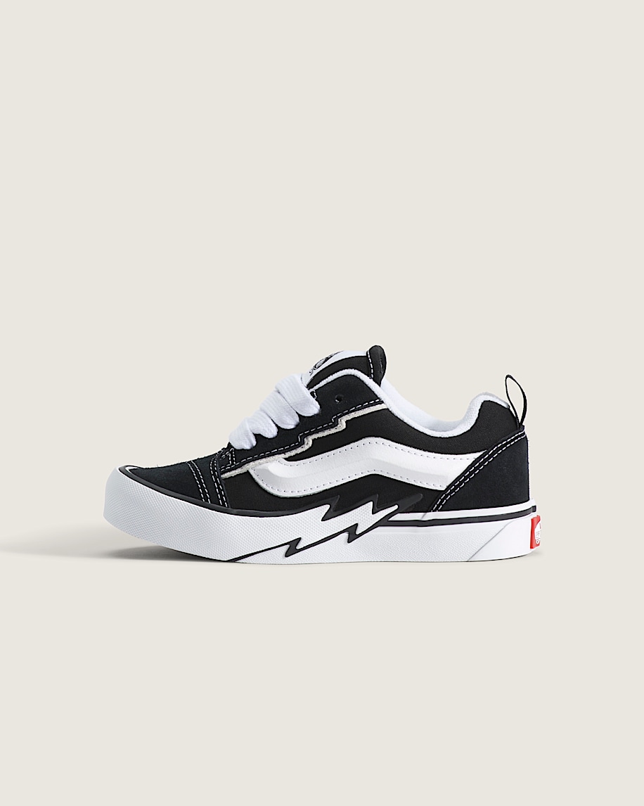 Little Kids Knu Skool Shoe VANS Black  White HERO