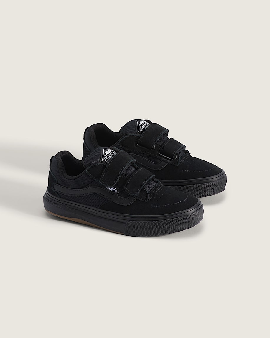 Little Kids Skate Kyle Walker Wafflecup V Shoe VANS Blackout Black ALT1