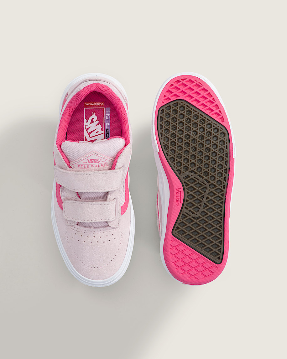 Little Kids Skate Kyle Walker Wafflecup V Shoe VANS Pale Petal Pink ALT2