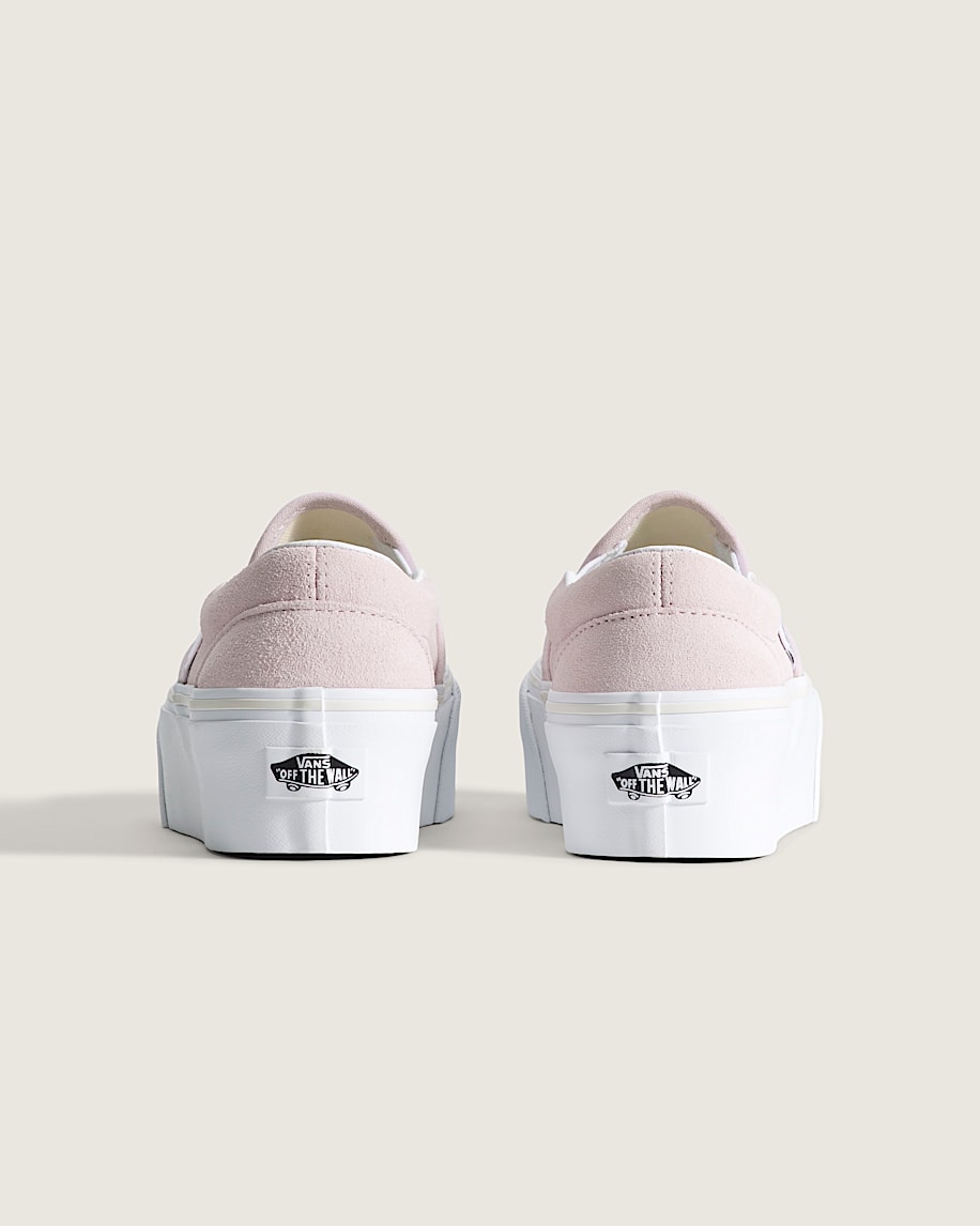 Big Kids Classic SlipOn Platform Shoe VANS Neutrals Pale Petal Pink ALT3