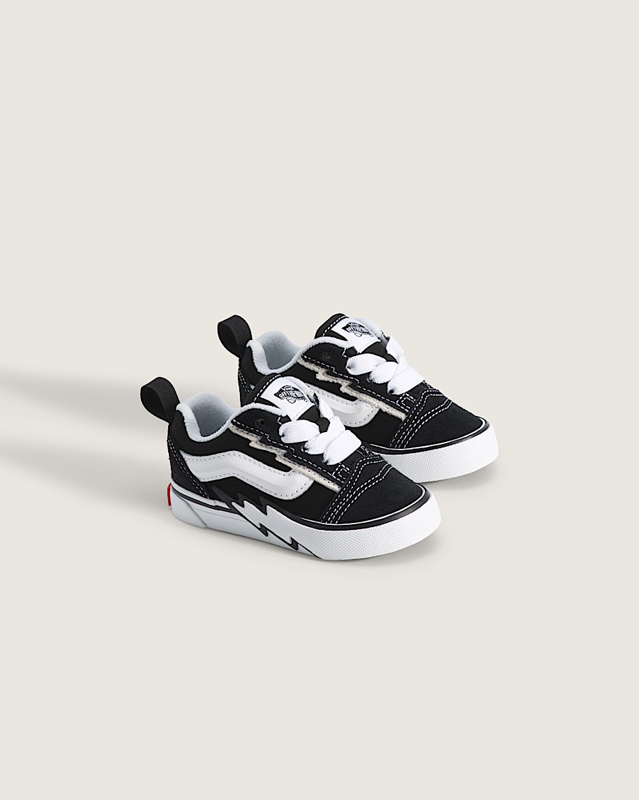 Toddler Knu Skool Shoe VANS Black  White ALT1