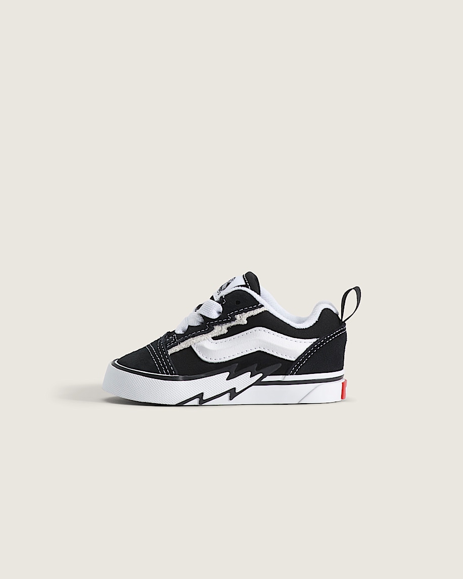 Toddler Knu Skool Shoe VANS Black  White HERO