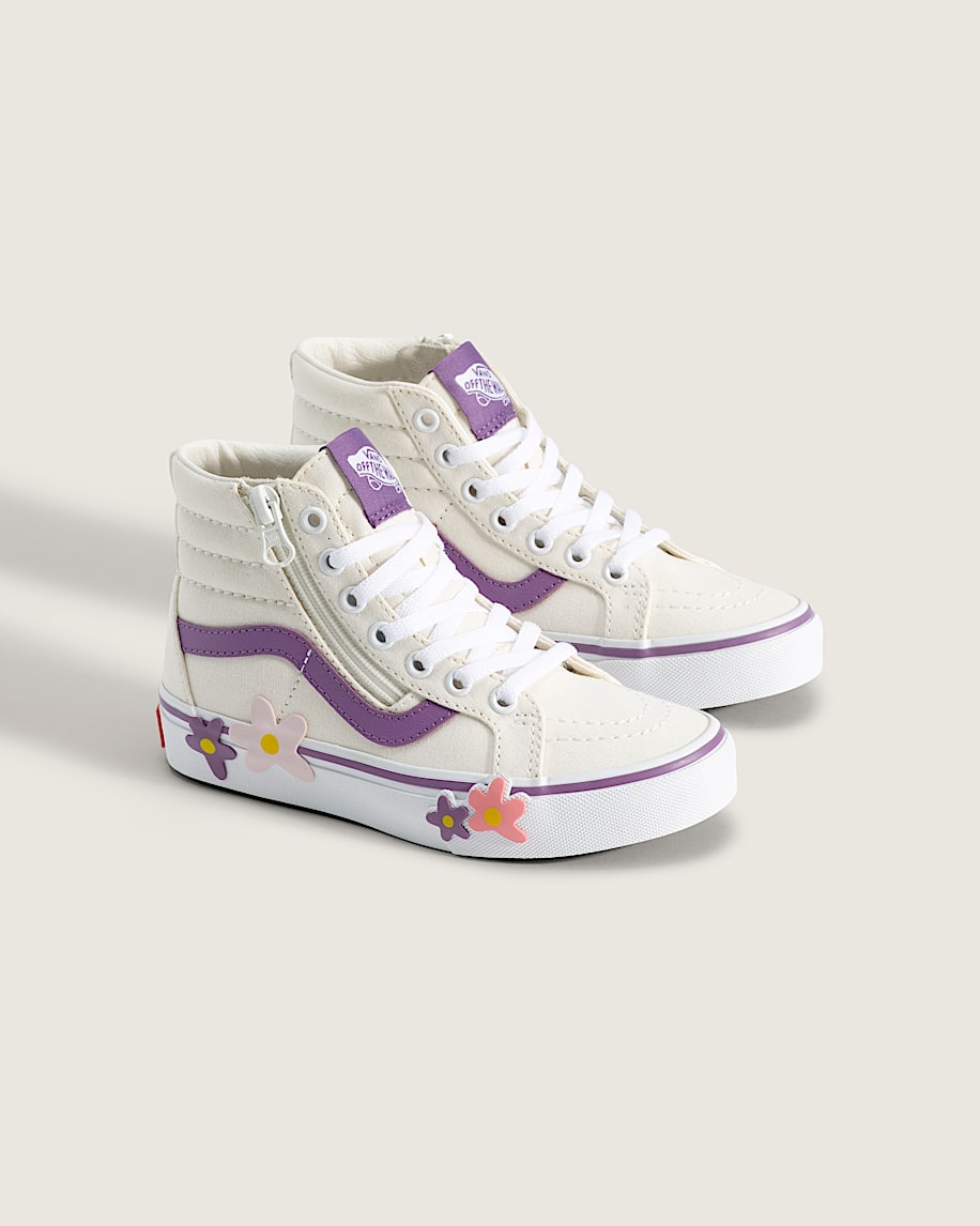 Little Kids Sk8Hi Side Zip Shoe VANS Marshmallow ALT1
