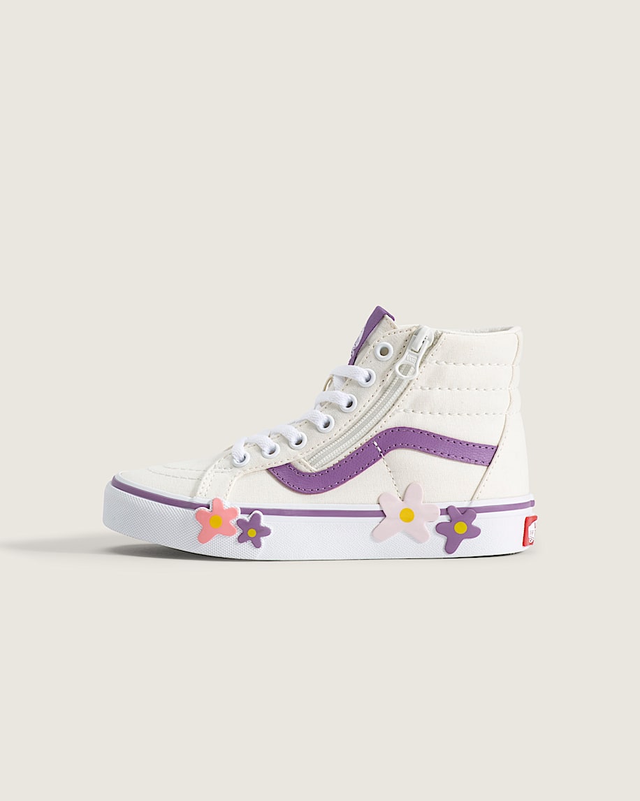Little Kids Sk8Hi Side Zip Shoe VANS Marshmallow HERO