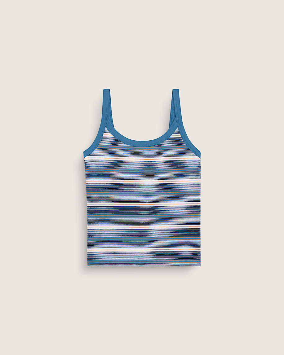 Niki Striped Tank Top VANS Stv Navy Blue HERO