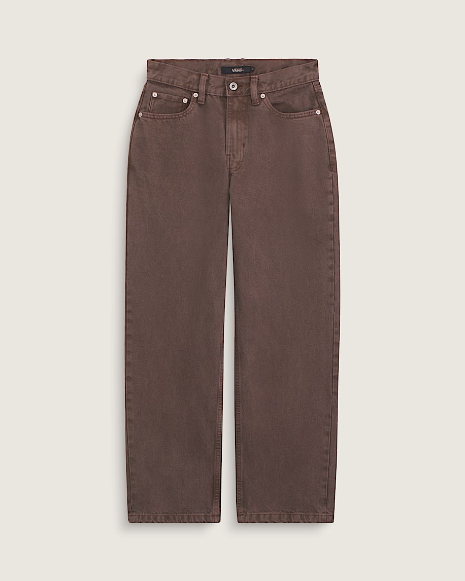 Check5 Mid Rise Straight Pants VANS Dark Brown HERO
