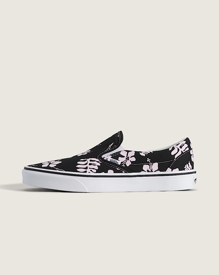 Classic SlipOn Shoe VANS Black  Pink HERO