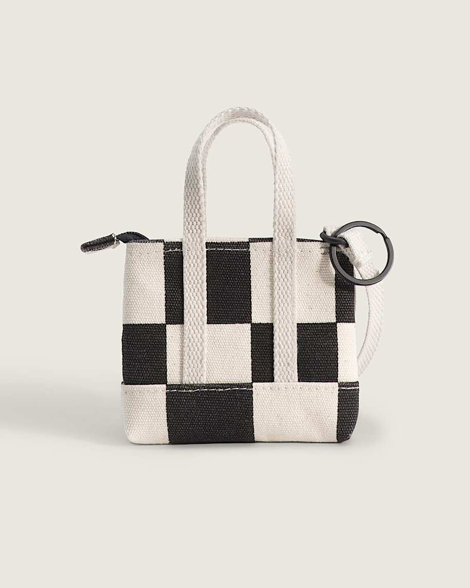 Micro Pergs Tote Bag Charm VANS BLACKNATURAL ALT1