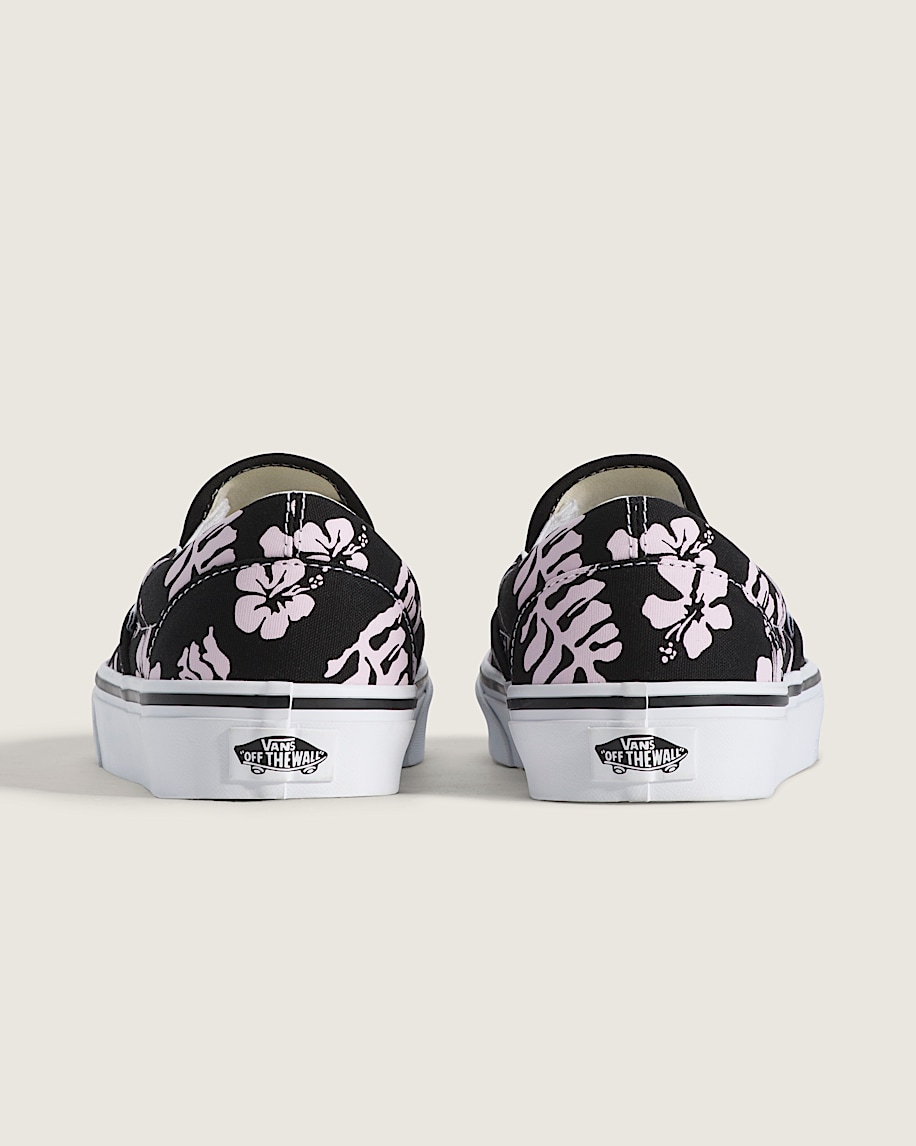 Chaussure Classic SlipOn VANS Noir  Rose ALT3