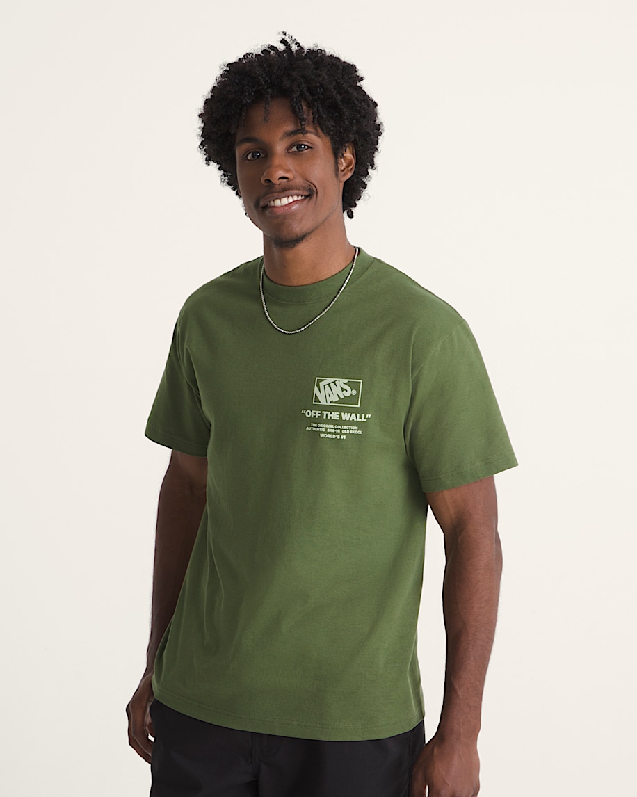 Stacked Hi TShirt VANS Green Balsam ALT2