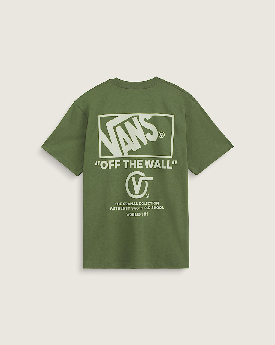 Stacked Hi TShirt VANS Green Balsam HERO