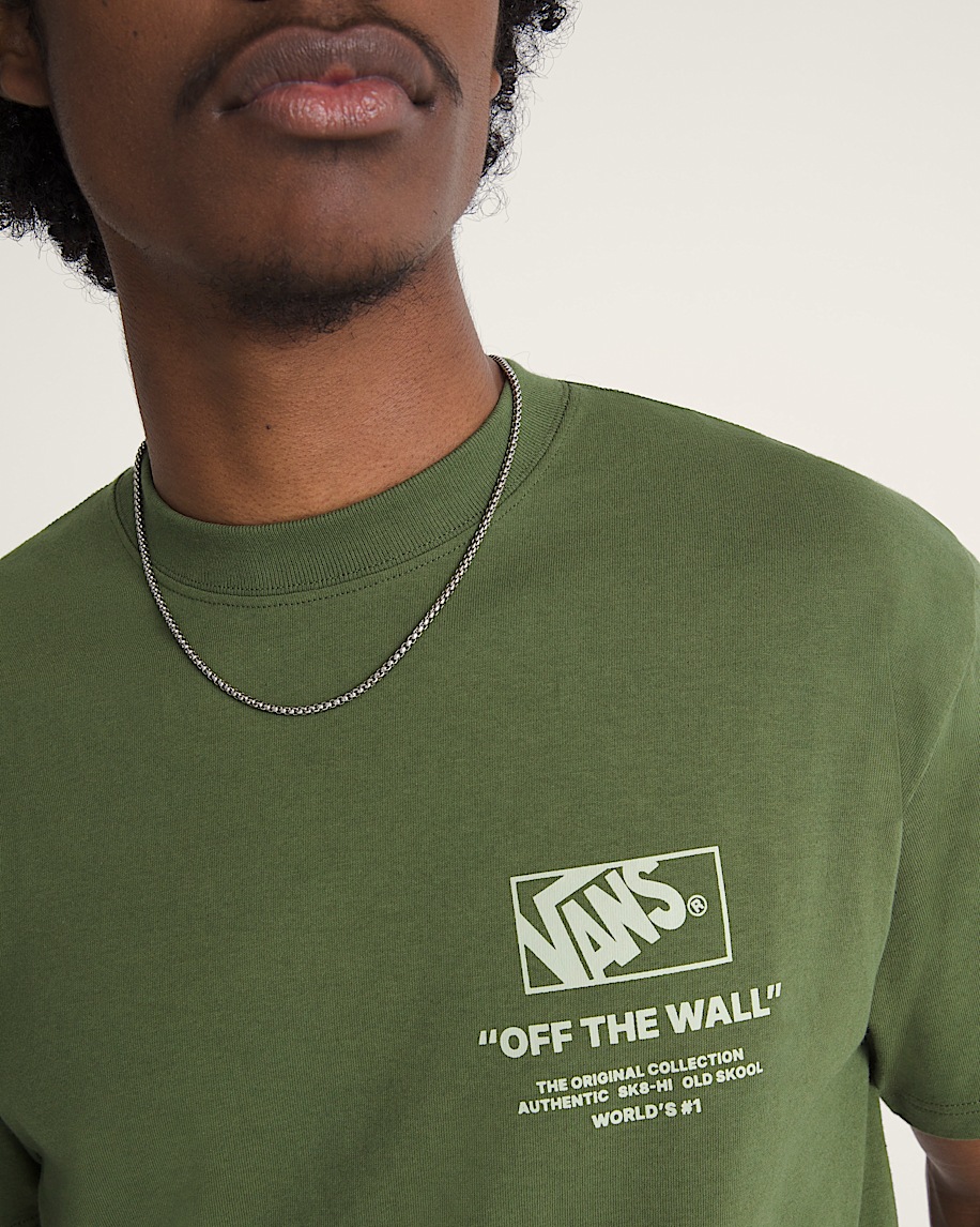 Stacked Hi TShirt VANS Green Balsam ALT4