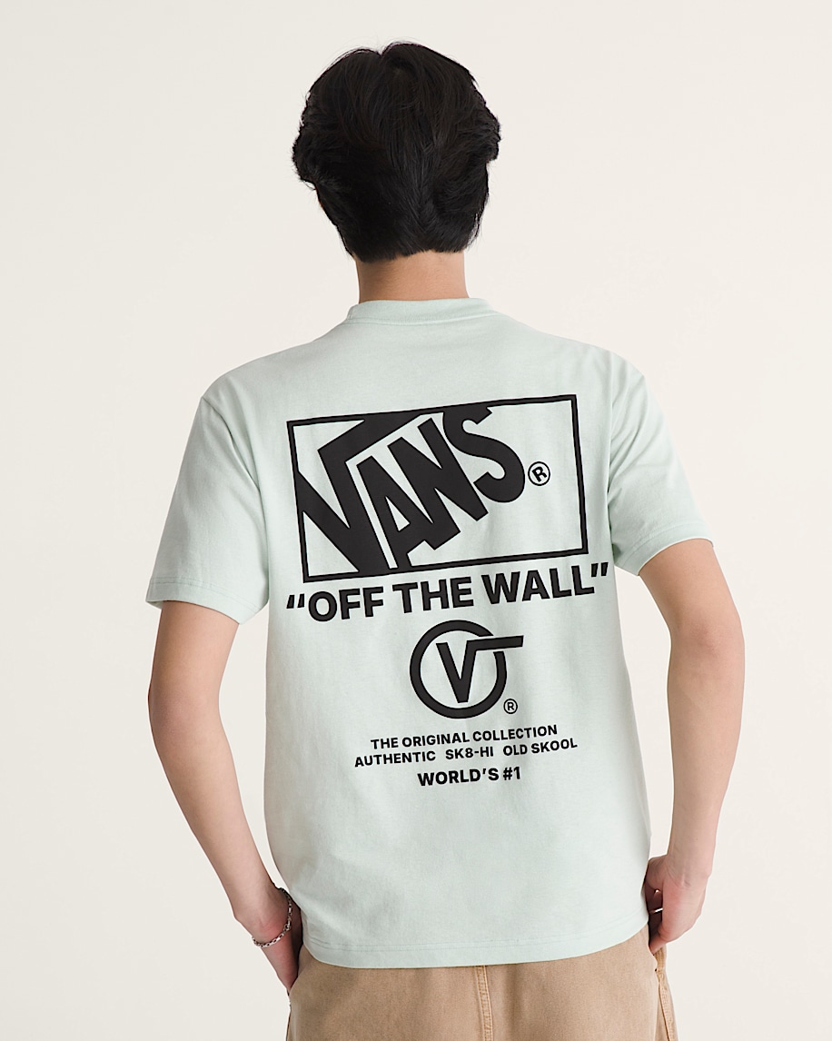 Stacked Hi TShirt VANS Dusty Mint Green ALT3