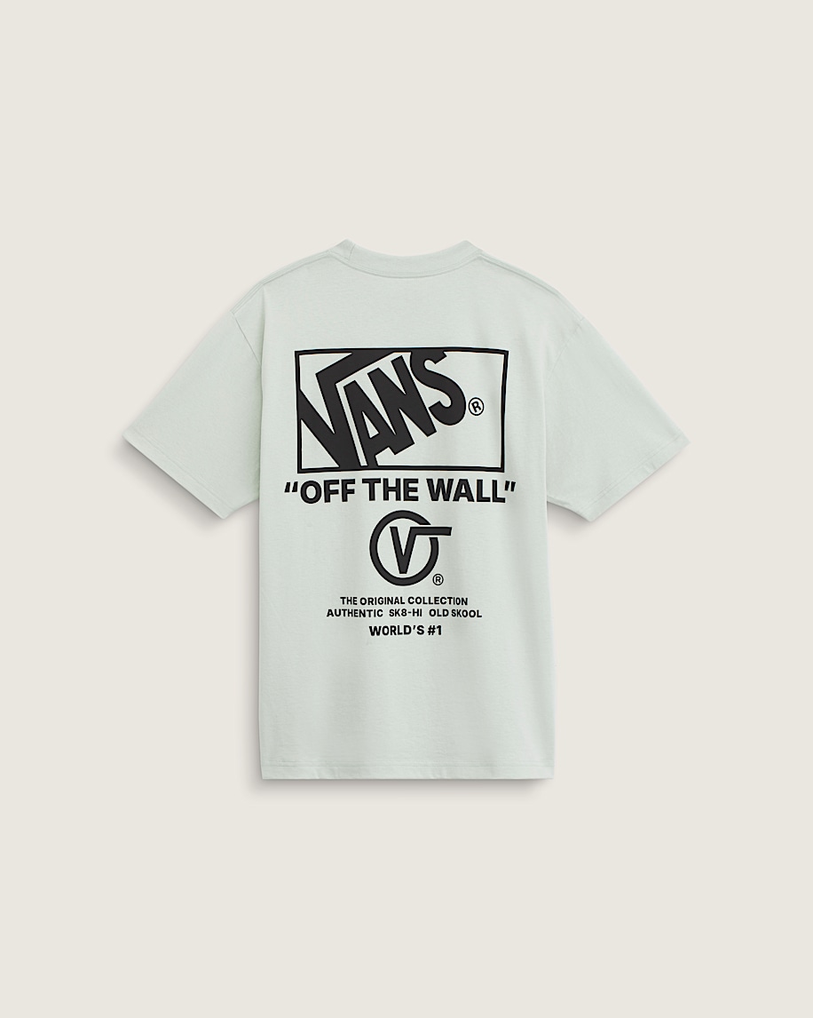 Stacked Hi TShirt VANS Dusty Mint Green HERO