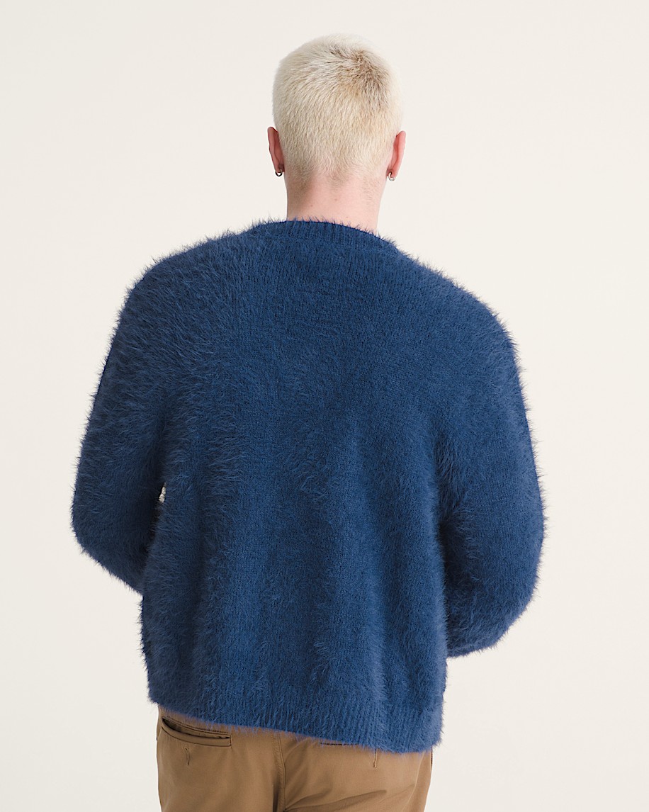 Harmon Cardigan Sweater VANS True Navy Blue ALT3