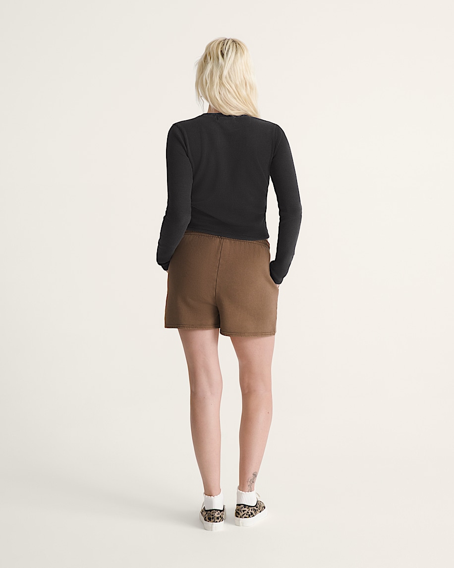 Salton Washed Fleece Short VANS Vintage Cocoa Brown ALT4