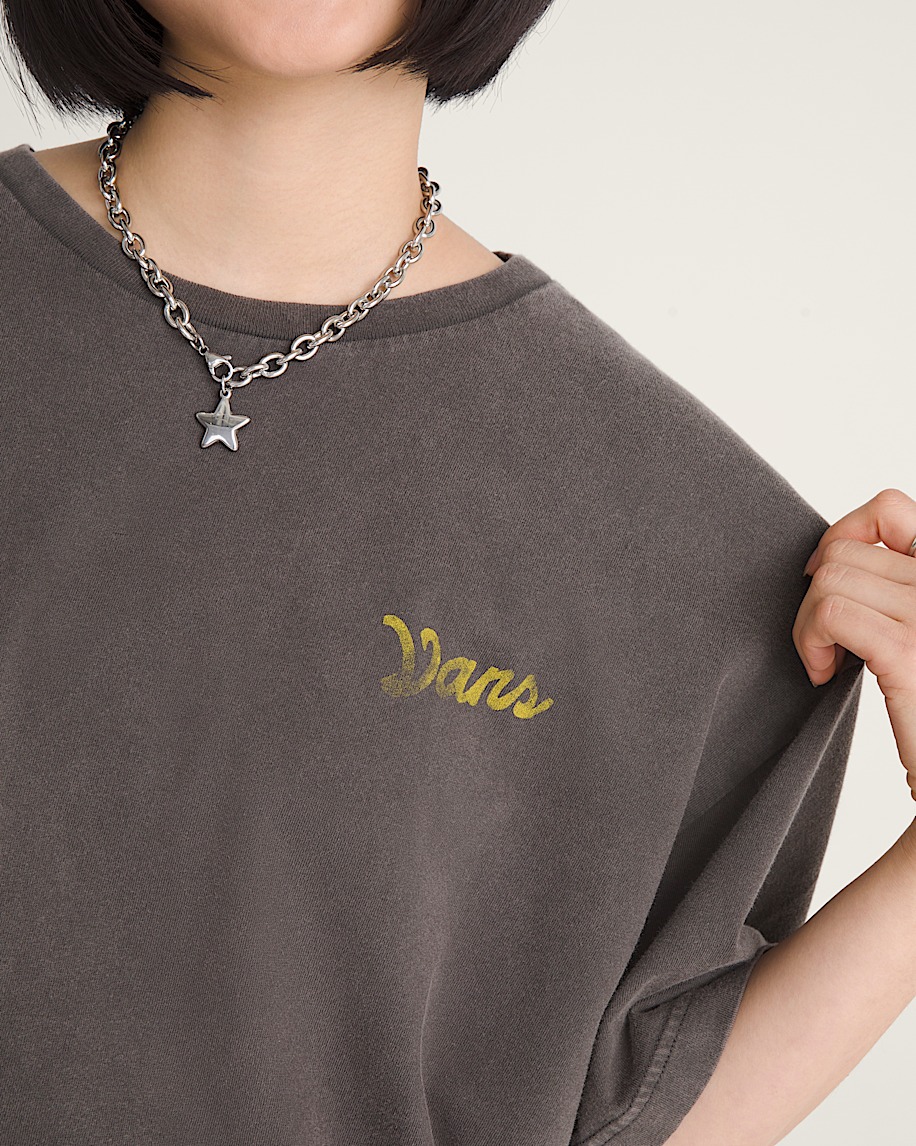 Faded Palms TShirt VANS Faded Black ALT4
