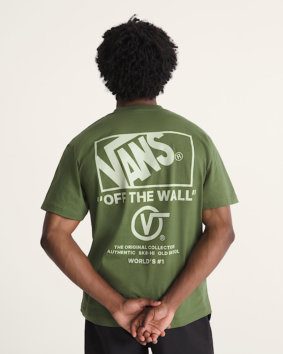 Stacked Hi TShirt VANS Green Balsam ALT3