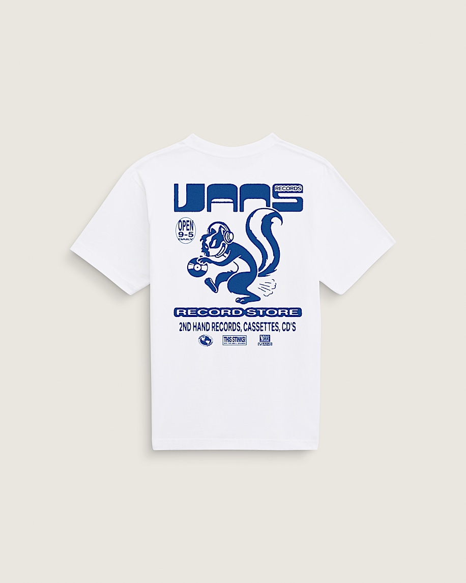 Vans Records TShirt VANS White HERO