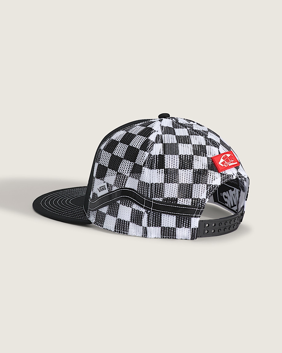 Vans Doren Approved Checkerboard Hat VANS Checkerboard Black ALT2