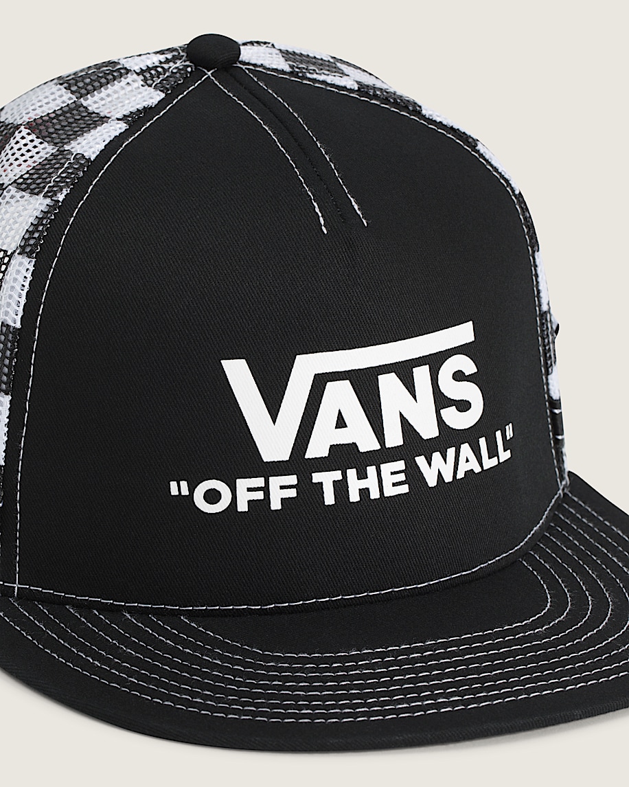 Vans Doren Approved Checkerboard Hat VANS Checkerboard Black ALT1