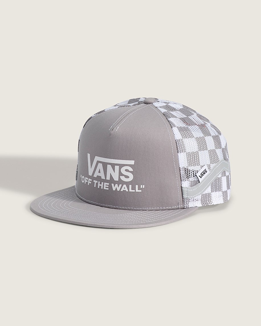 Vans Doren Approved Checkerboard Hat VANS Checkerboard Grey HERO