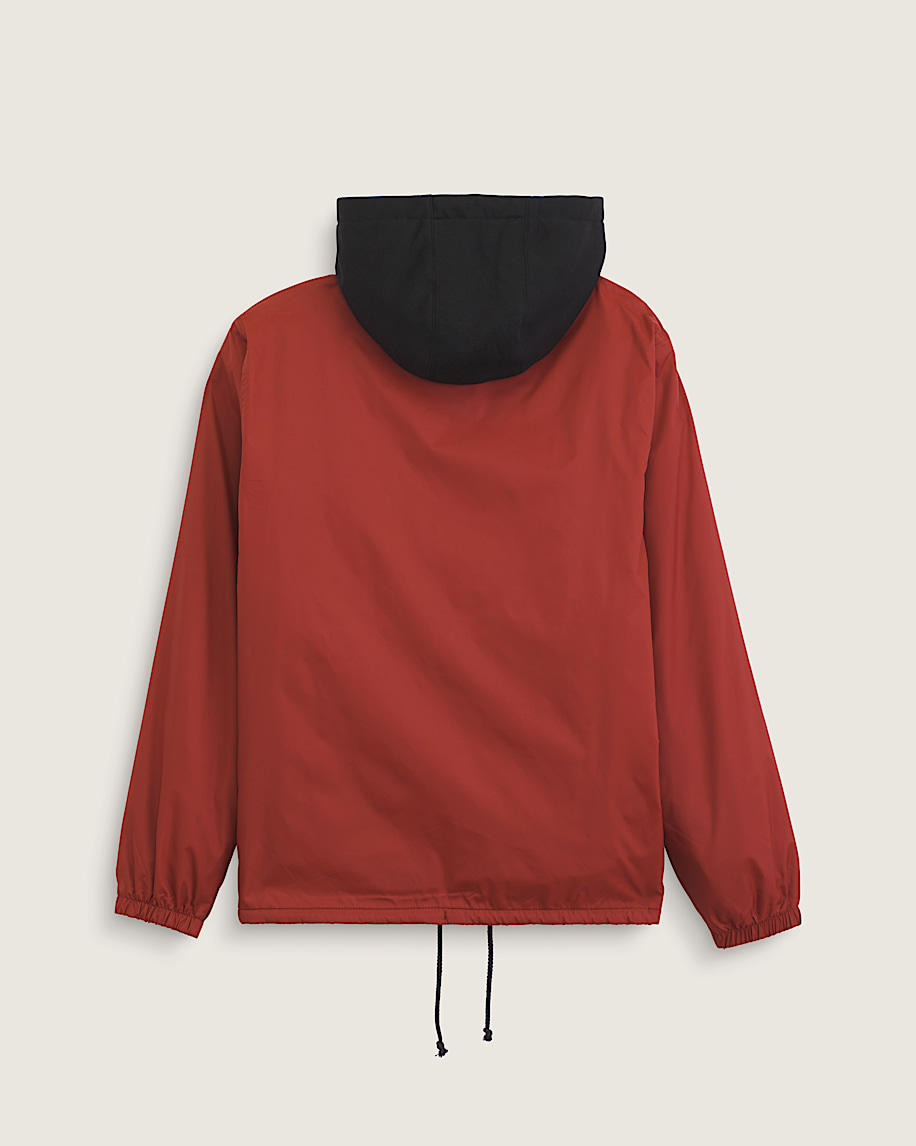 Torrey Hooded Coaches Jacket VANS Poppy Ember Red ALT1