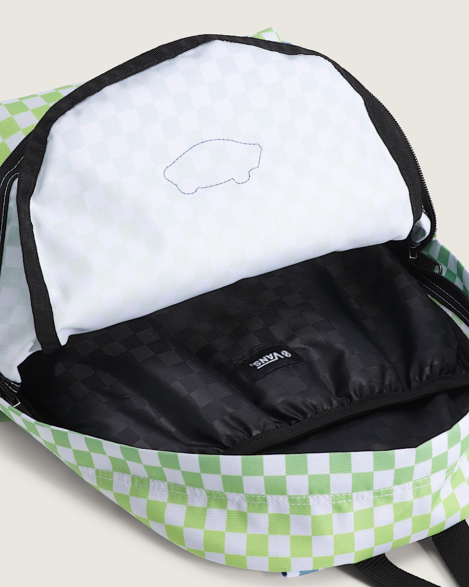 Old Skool Grom Check Backpack VANS True Navy ALT4