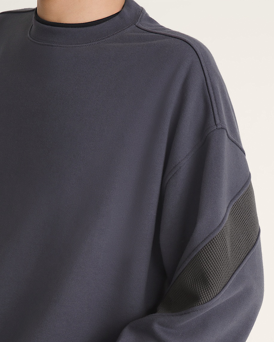 Retro Sport Crewneck Sweatshirt VANS Charcoal Grey ALT4