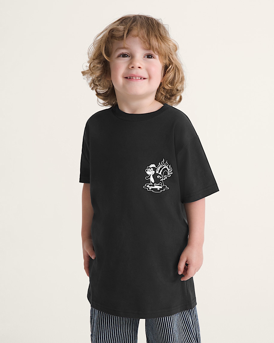 Little Kids Dusters TShirt VANS Black ALT2
